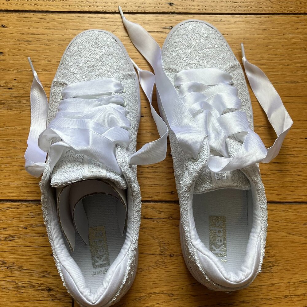 Keds Alley Sequins Sneaker White